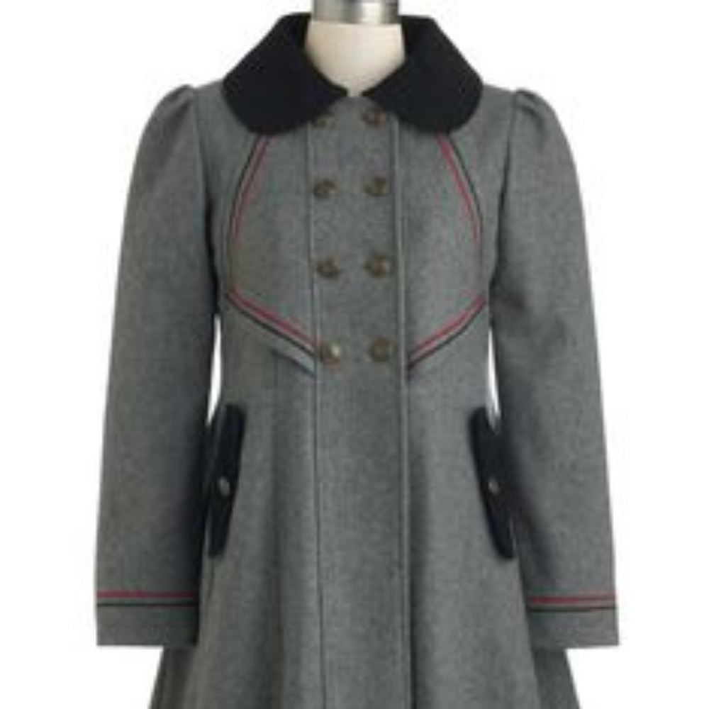 Anthropologie Dear Creatures Wool Coat Small